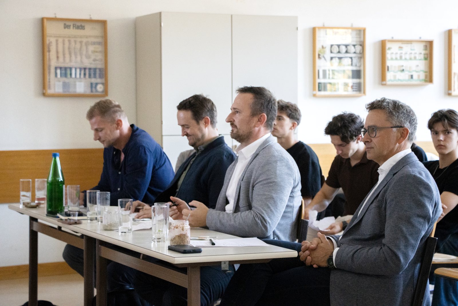 Giuria e pubblico durante i pitch a Leibnitz